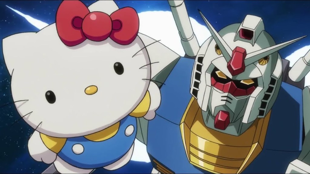 Gundam and Hello Kitty crossover