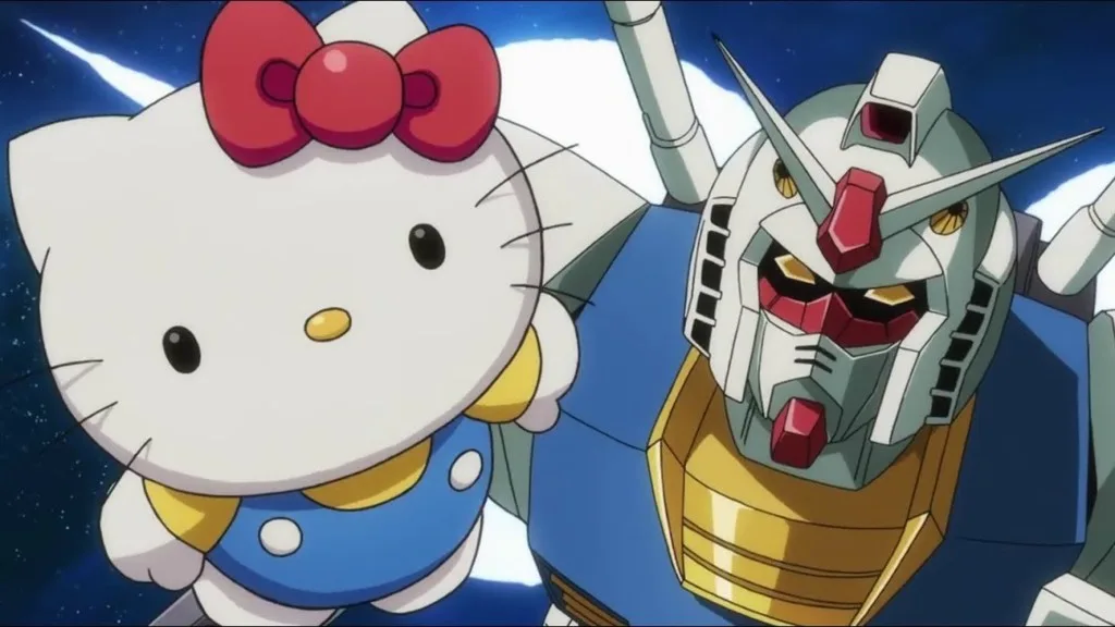 Gundam and Hello Kitty crossover