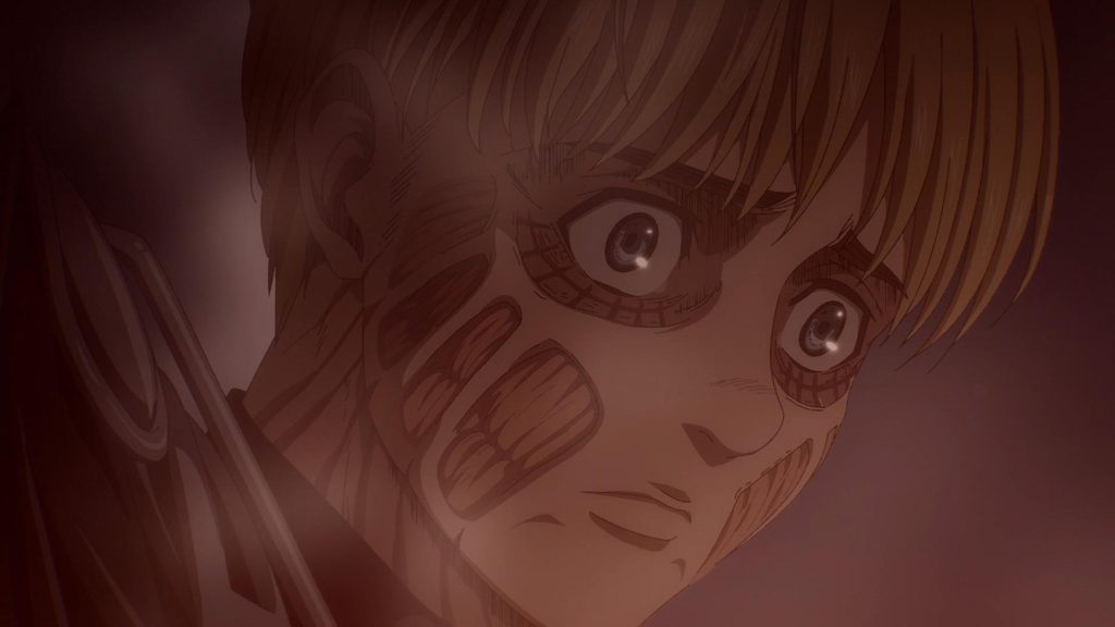 Armin in Titan form in Attack on Titan