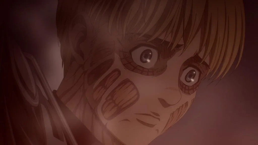 Armin in Titan form in Attack on Titan