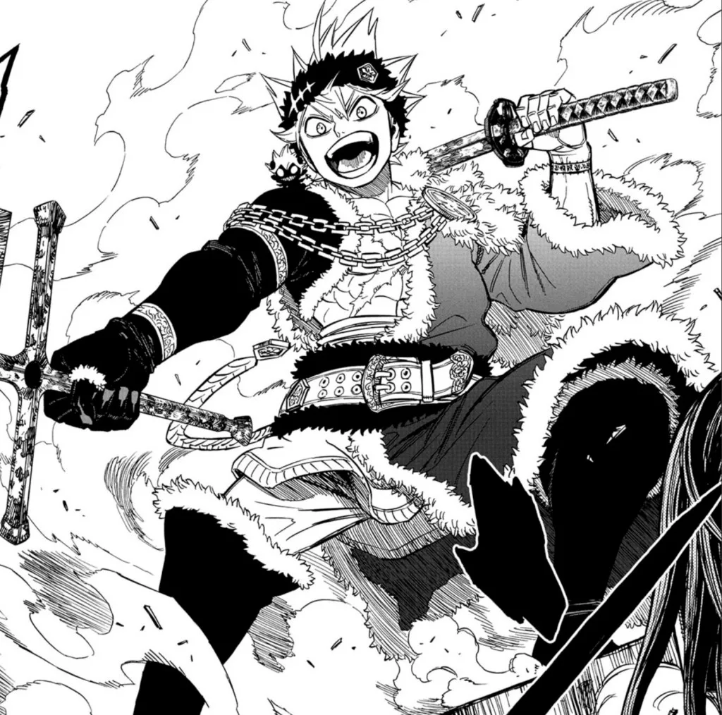 Asta and Yuno intense battle in Black Clover