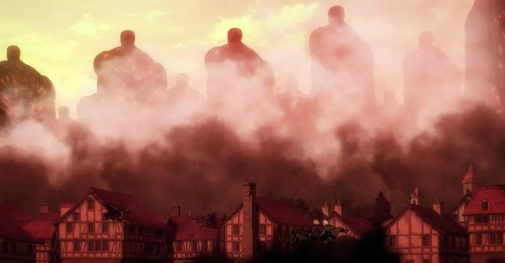 Attack on Titan The Rumbling scene