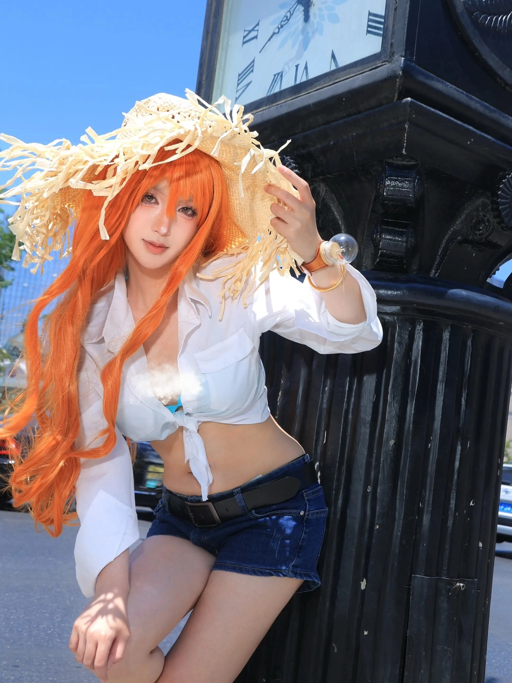Nami cosplay in Wano style