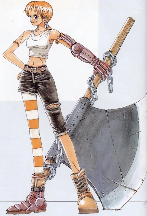 Cyborg Nami concept art