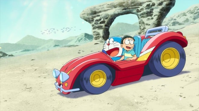Underwater Buggy vehicle in Doraemon