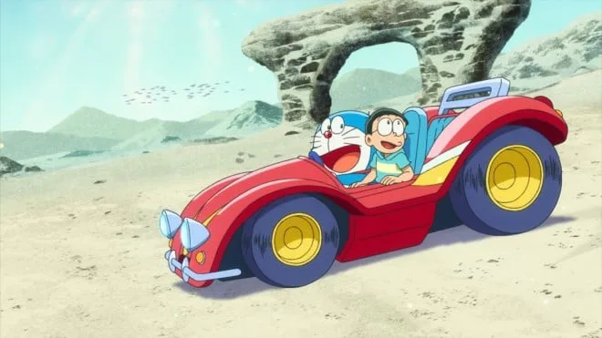 Underwater Buggy vehicle in Doraemon
