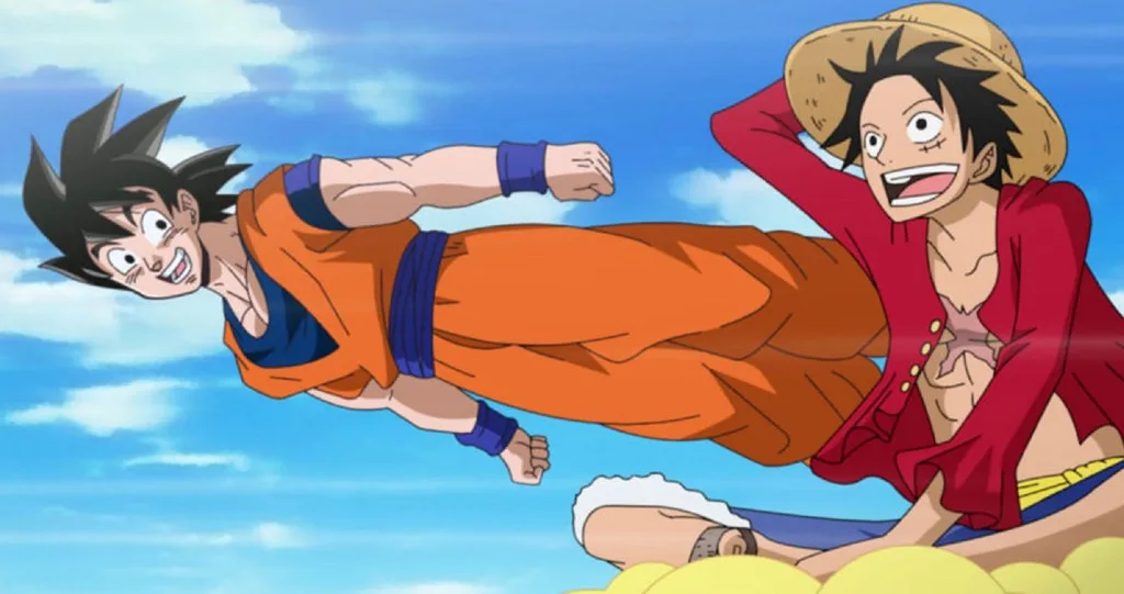 Toriko, One Piece, Dragon Ball Z crossover