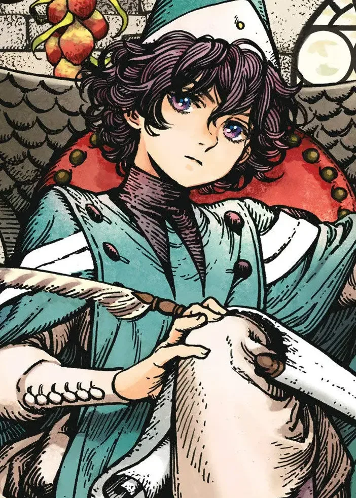 Agott from Witch Hat Atelier looking stern