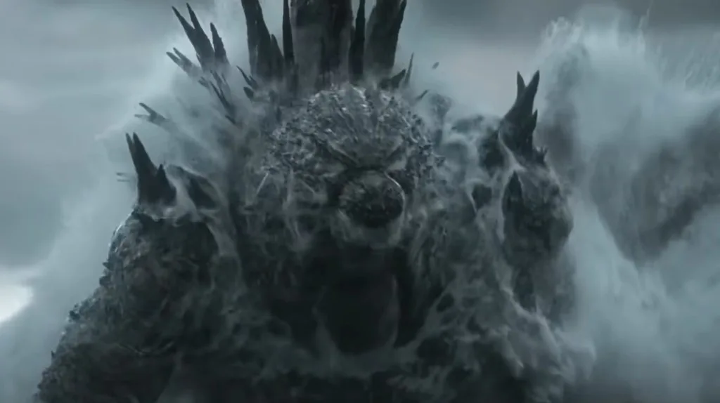 Godzilla roaring