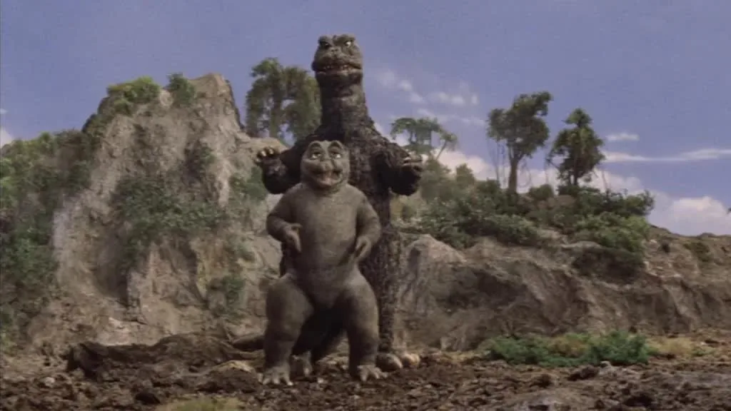 Godzilla and son