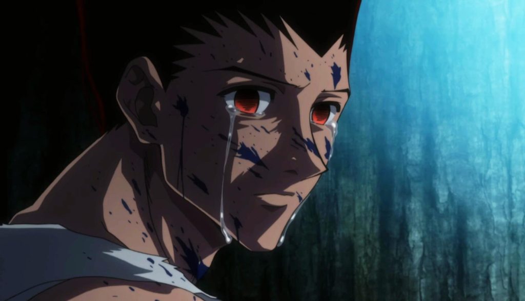 Gon crying in Hunter x Hunter