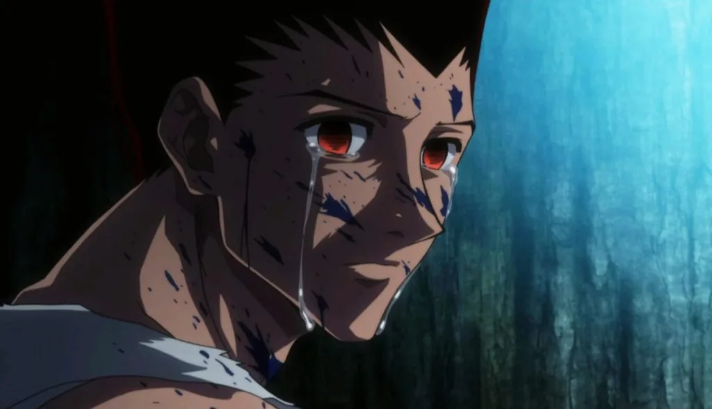 Gon crying in Hunter x Hunter