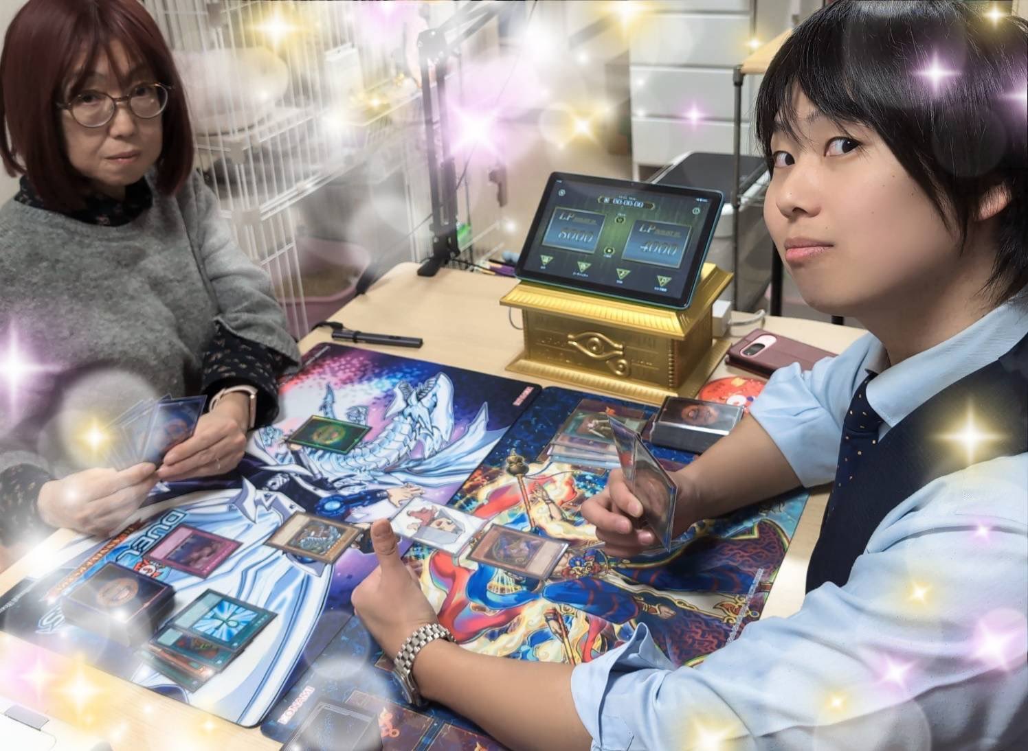 Handwritten Yu-Gi-Oh! rule notes by a 65-year-old mother