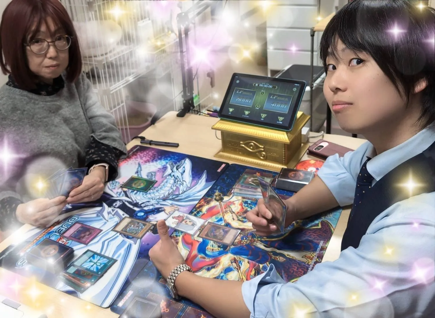Handwritten Yu-Gi-Oh! rule notes by a 65-year-old mother