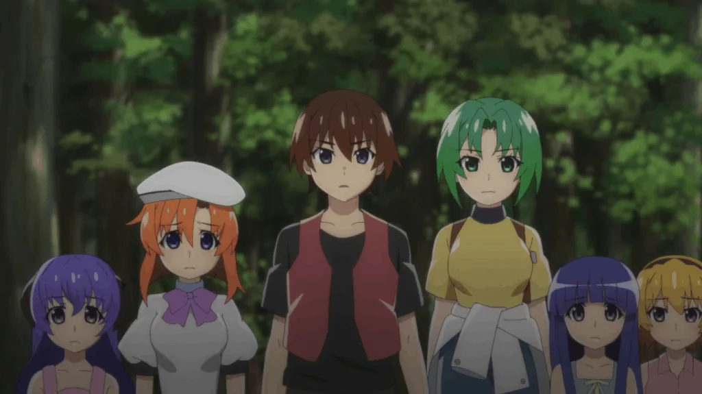 Higurashi When They Cry anime scene