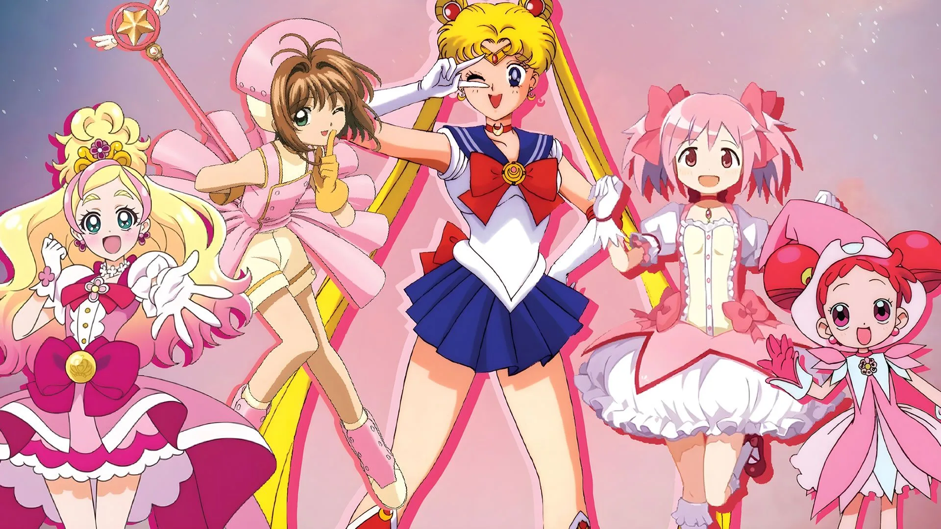 Magical girl anime characters