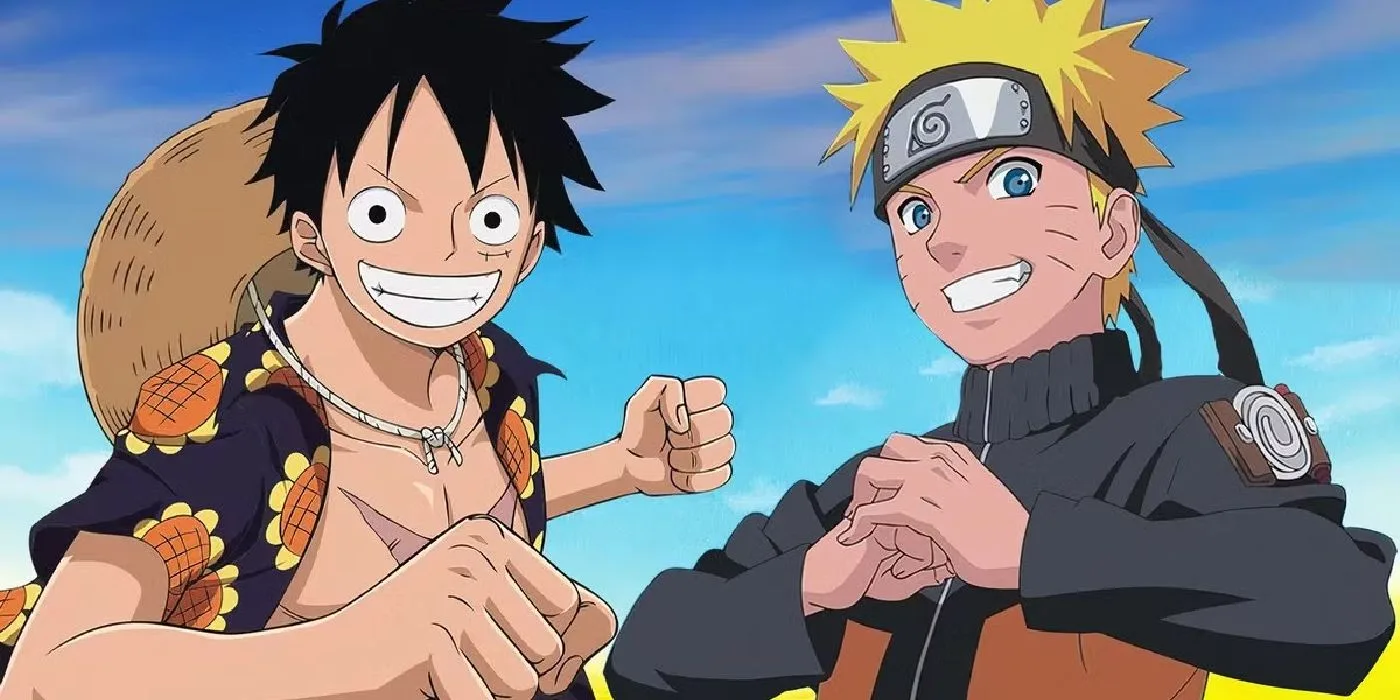 Naruto and One Piece characters