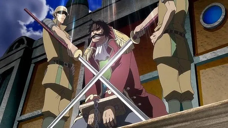 Gol D. Roger execution scene