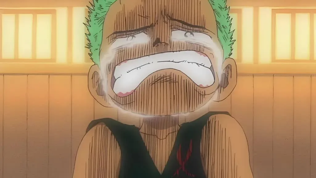 Zoro flashback scene