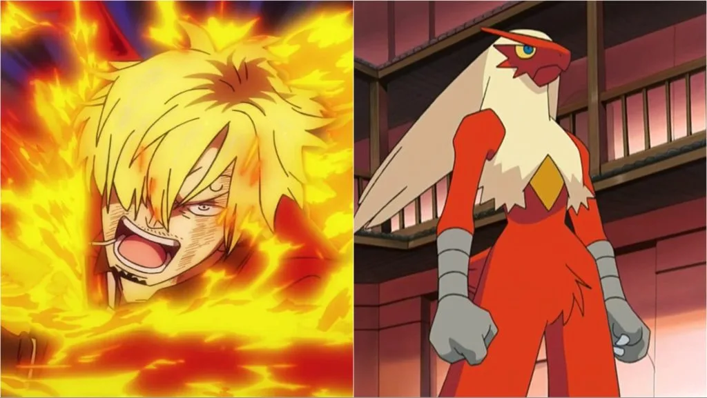 Sanji with Blaziken