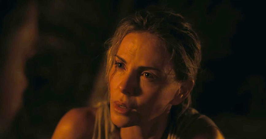 Charlize Theron as the goddess Calypso