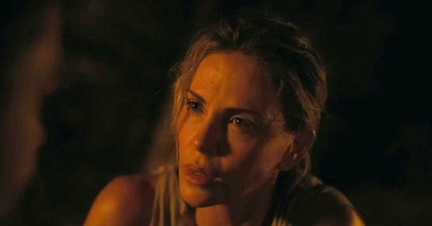 Charlize Theron as the goddess Calypso