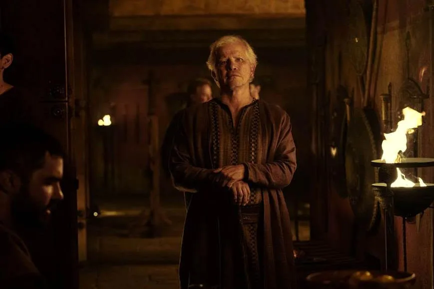 Odysseus’s loyal servant Eumaeus, played by John Leguizamo (John Wick, Encanto)
