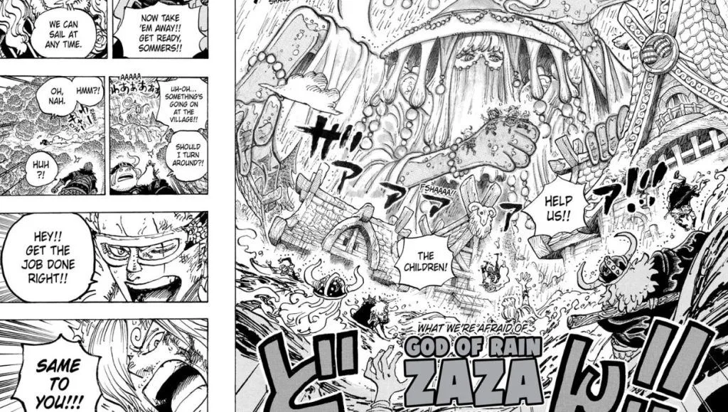 Rain God Zaza in One Piece