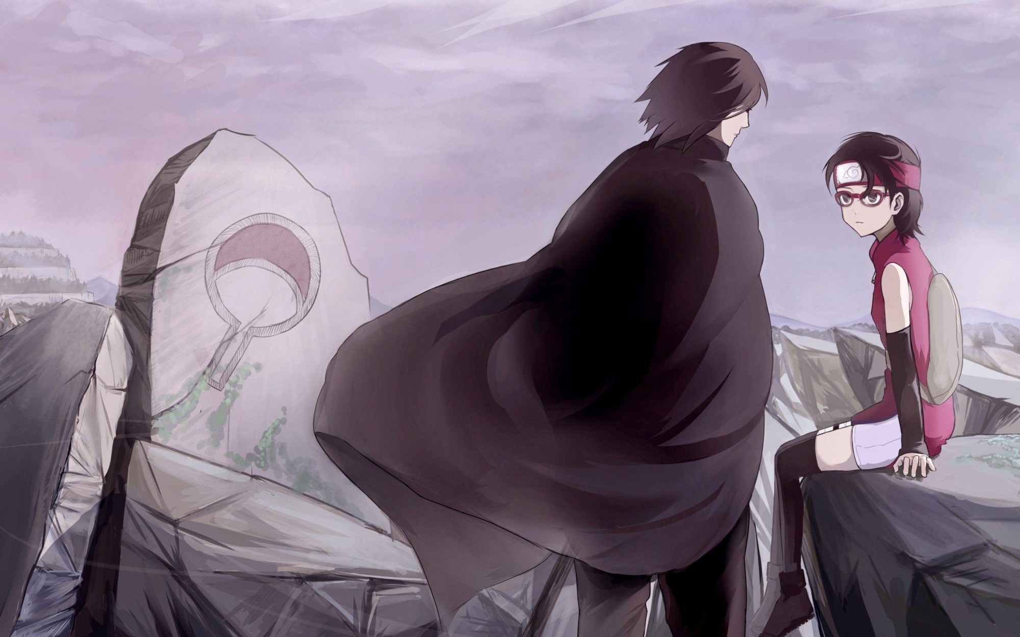 Sarada Uchiha facing challenges with Mangekyo Sharingan