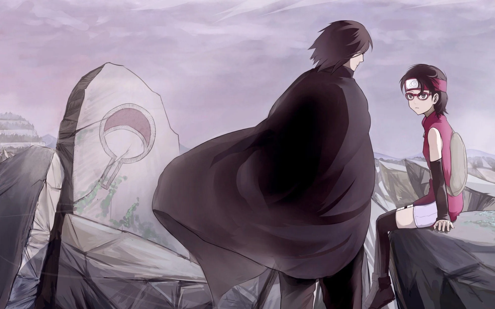 Sarada Uchiha facing challenges with Mangekyo Sharingan