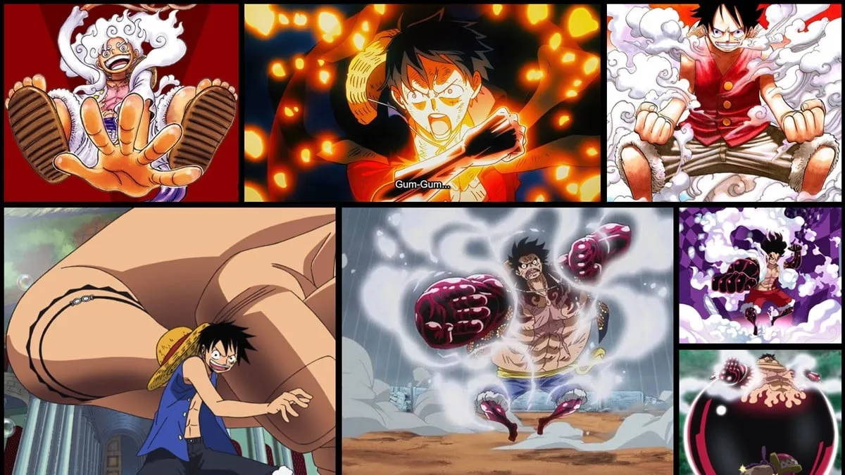 Luffy's Gear forms ranked