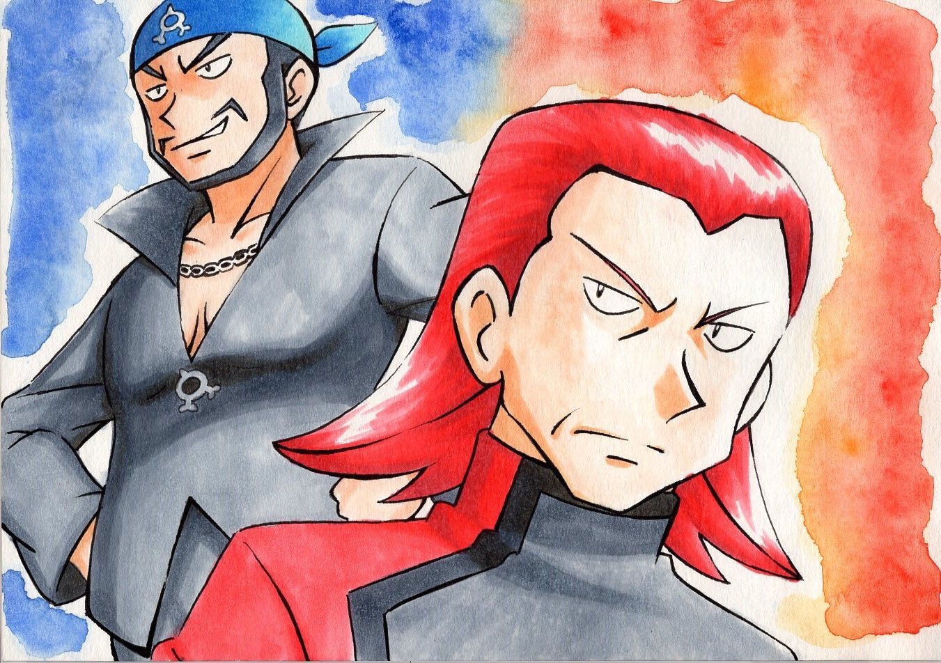 Archie and Maxie from Pokémon manga