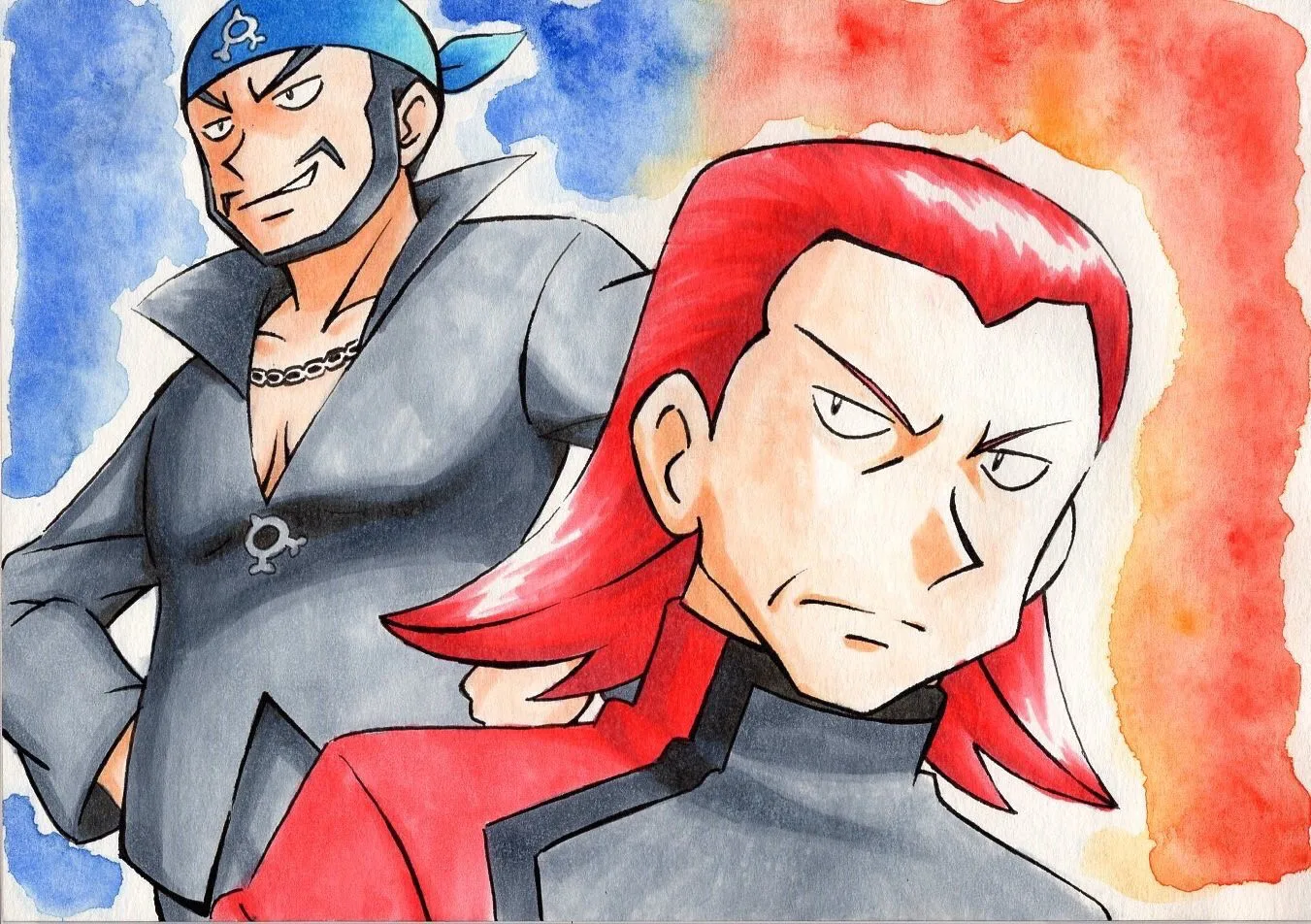 Archie and Maxie from Pokémon manga
