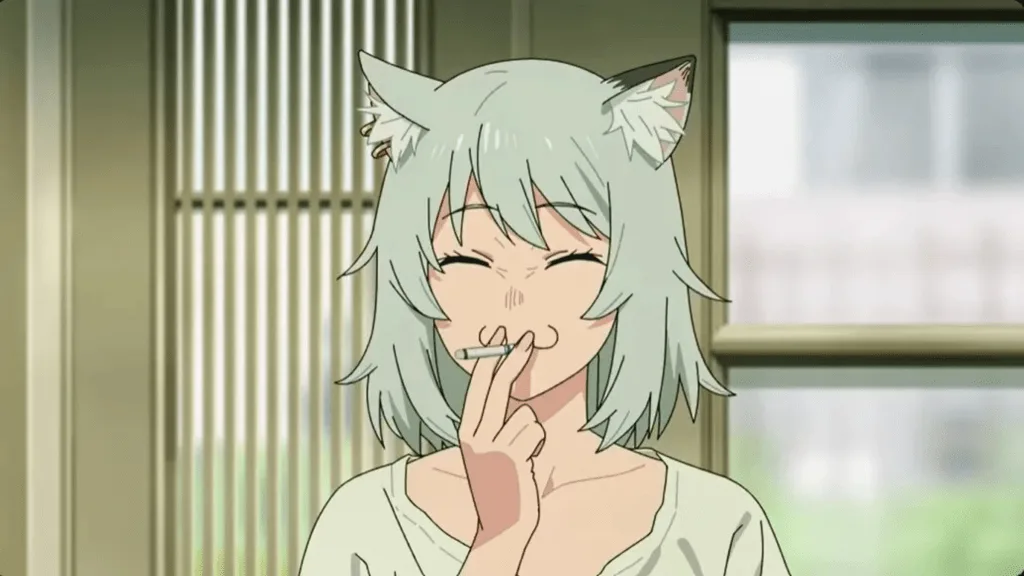 Chainsmoker Cat anime key visual