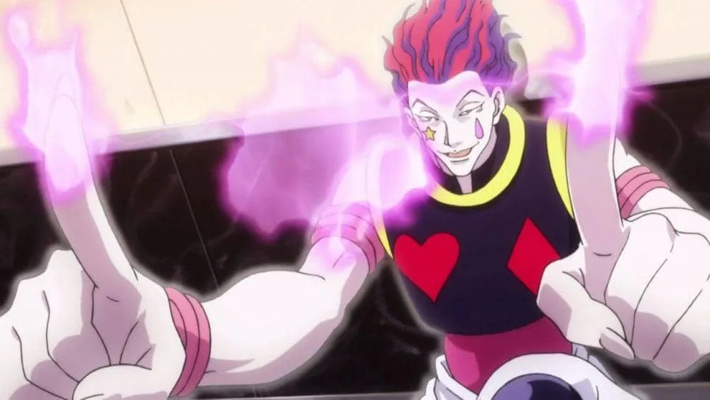 Hisoka's impressive physical power