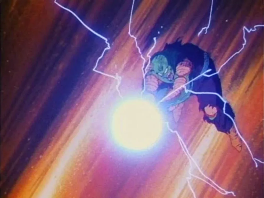 Piccolo Jr. unleashing Explosive Demon Wave
