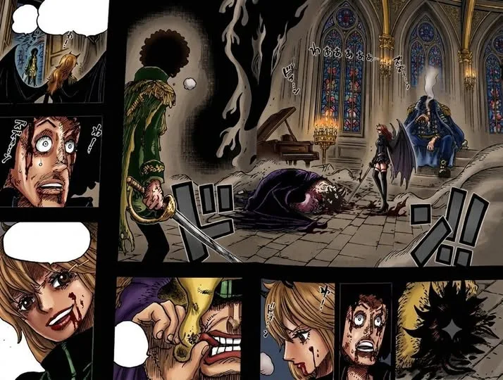 Brook's flashback scene in One Piece