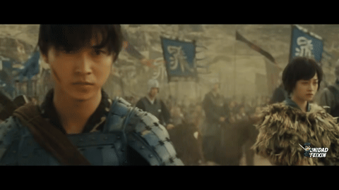 Battle scene from Kingdom: Tamashī no Kessen