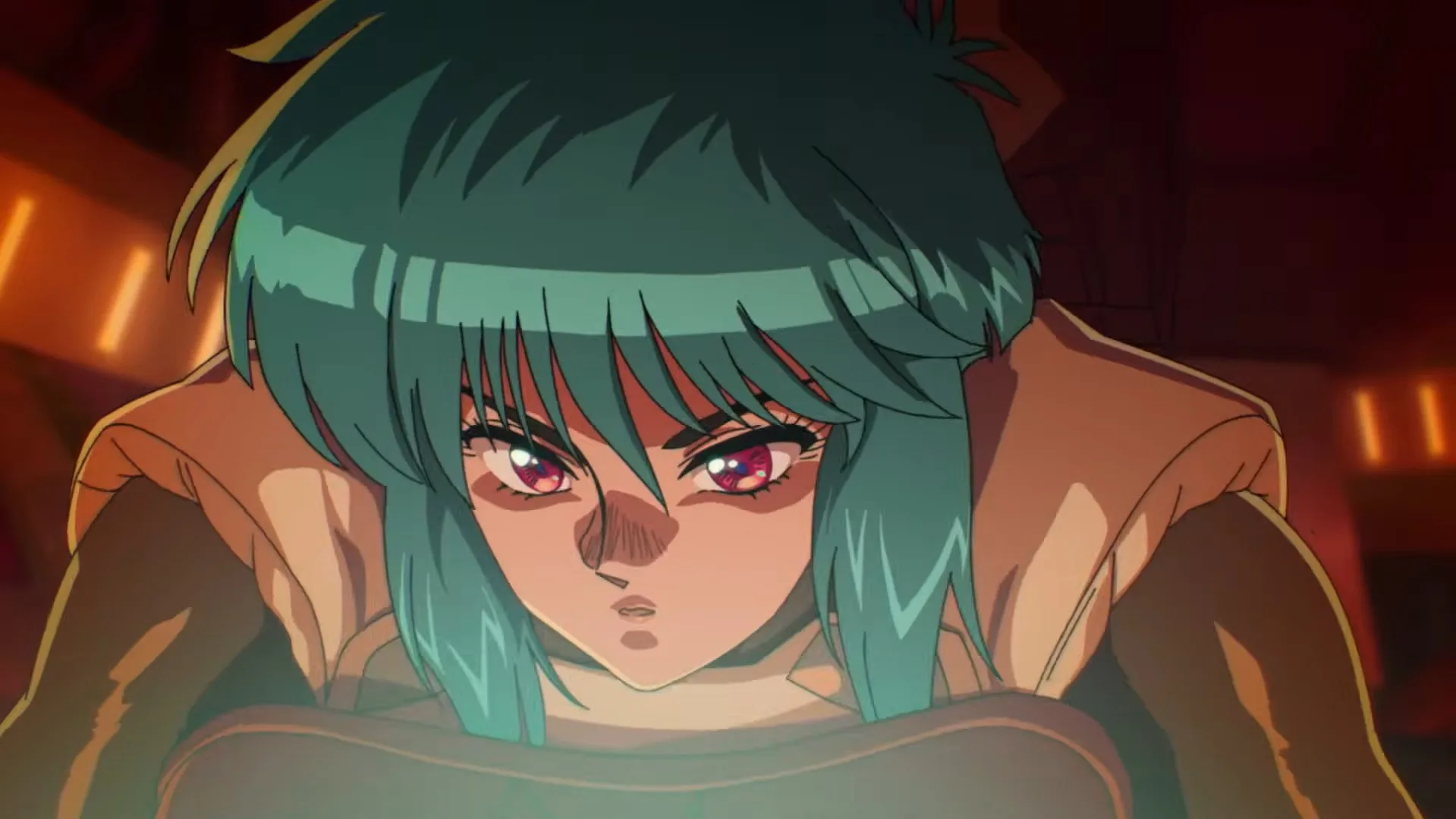 The Ghost in the Shell anime key art