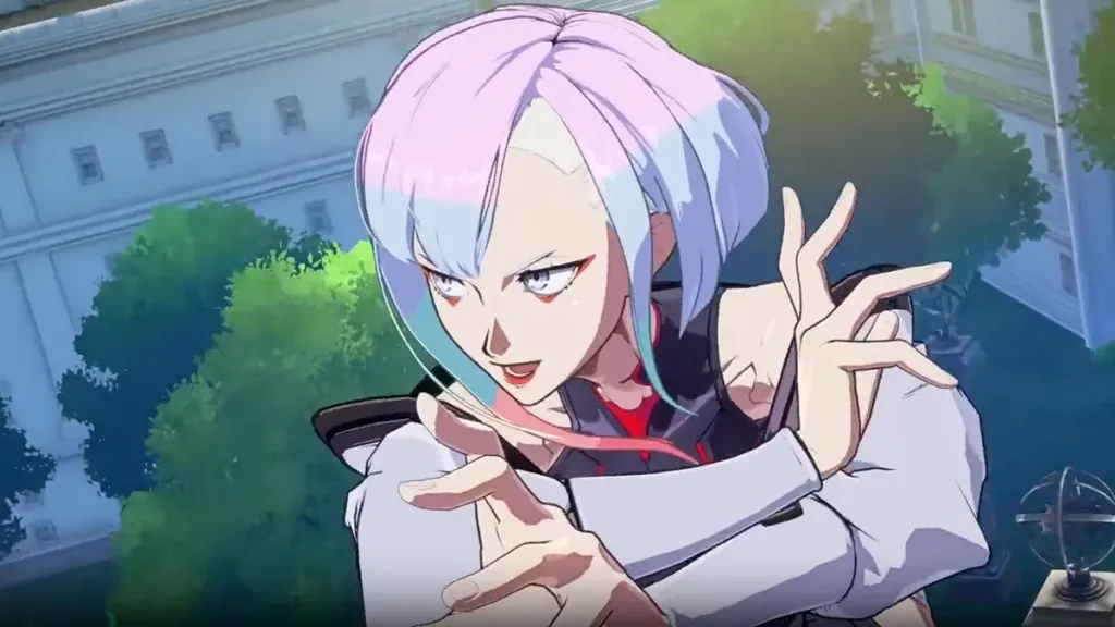 Lucy from Cyberpunk Edgerunners in Guilty Gear Strive