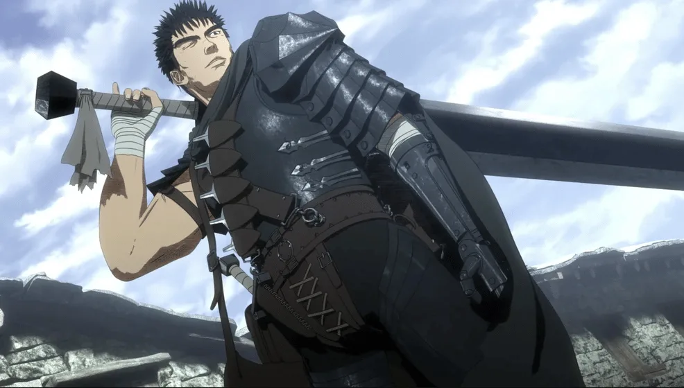 Guts wielding Dragonslayer sword
