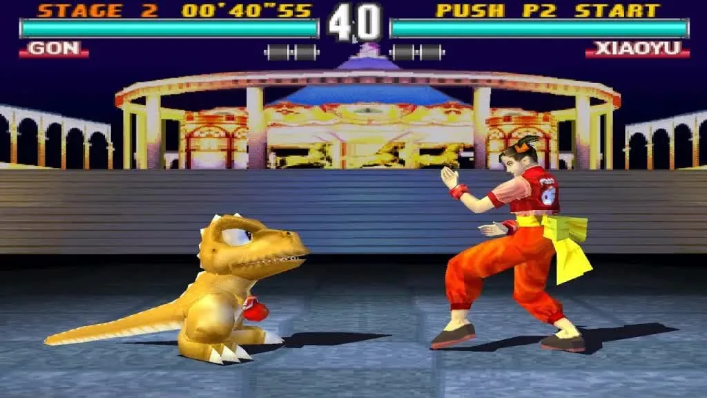 Gon the dinosaur in Tekken 3
