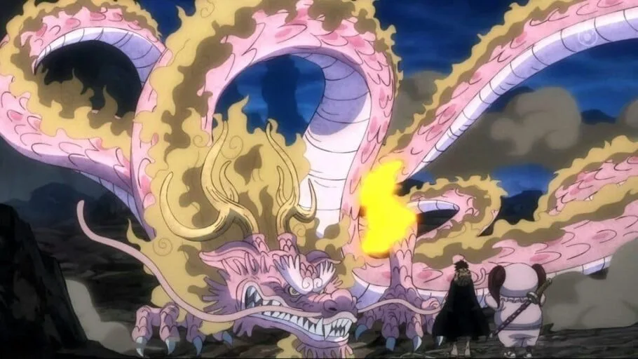 Kozuki Momonosuke in dragon form