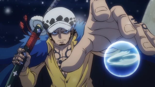 Trafalgar Law using Ope Ope no Mi powers