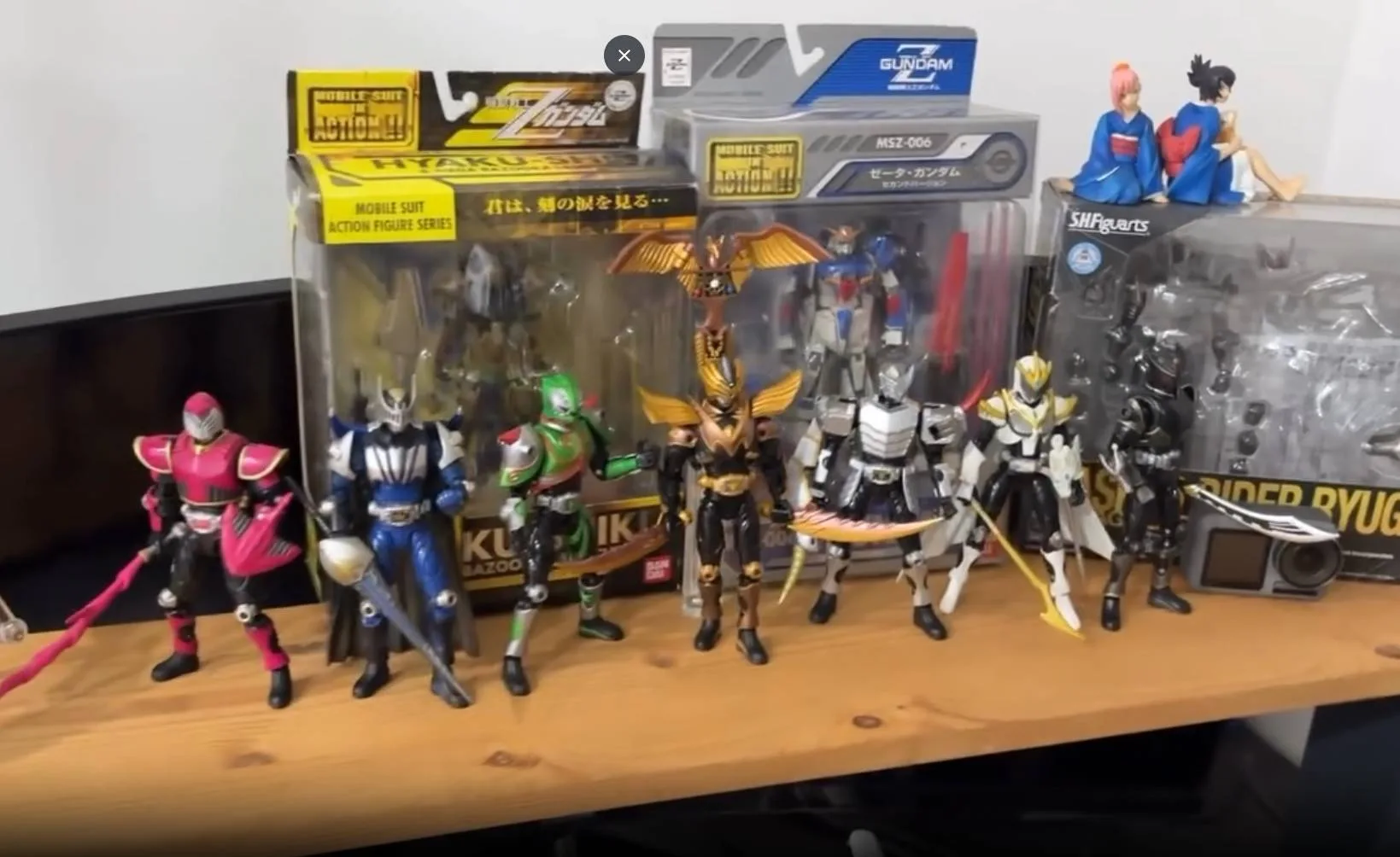 Kamen Rider figures collection