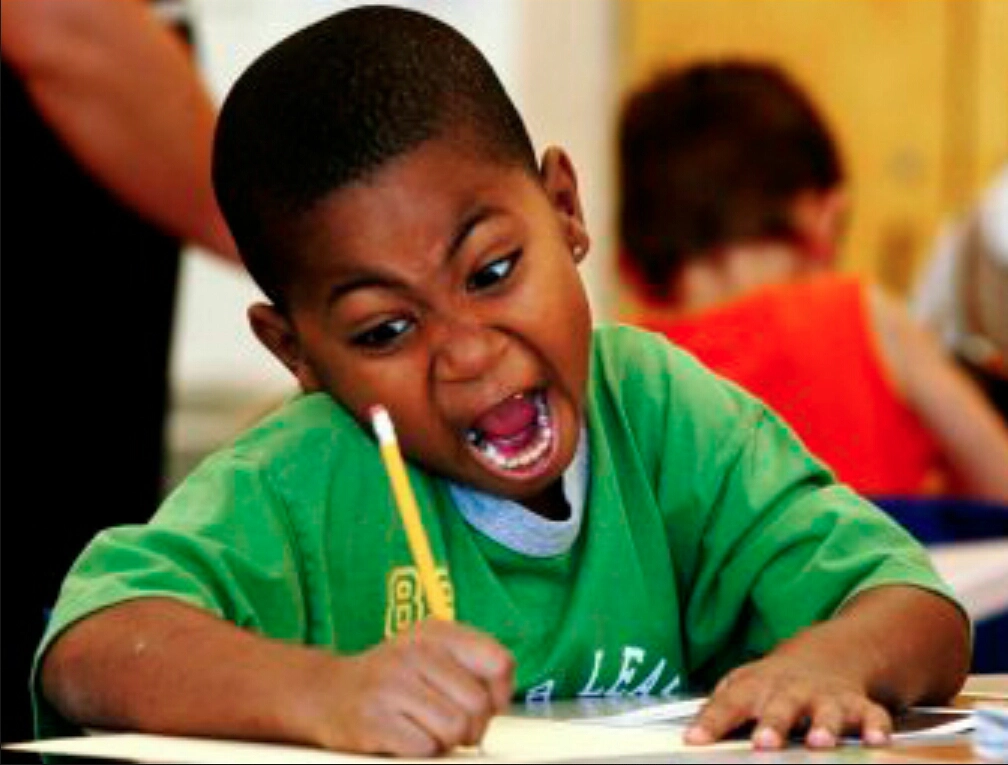Kid Writing Fast meme in Attack on Titan