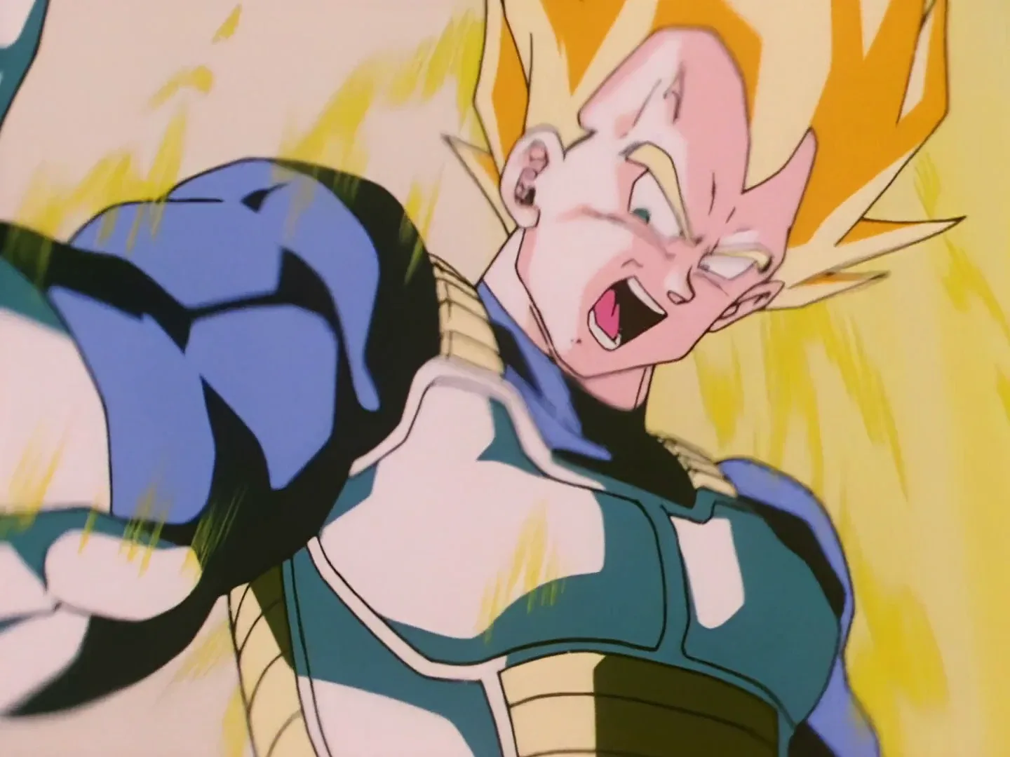 Vegeta using Big Bang Attack