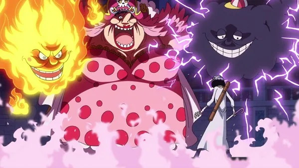 Big Mom manipulating souls with Soru Soru no Mi