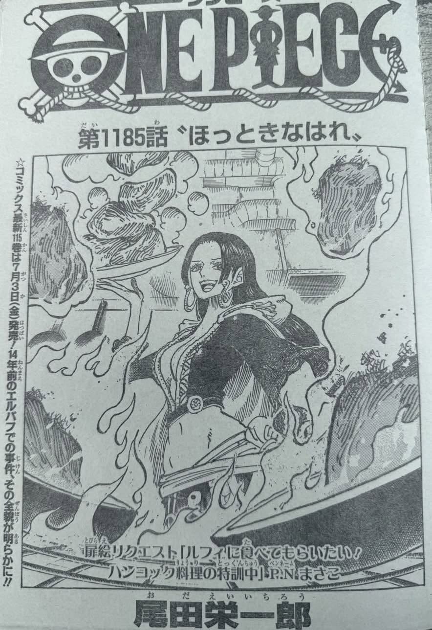 Boa Hancock cooking for Luffy