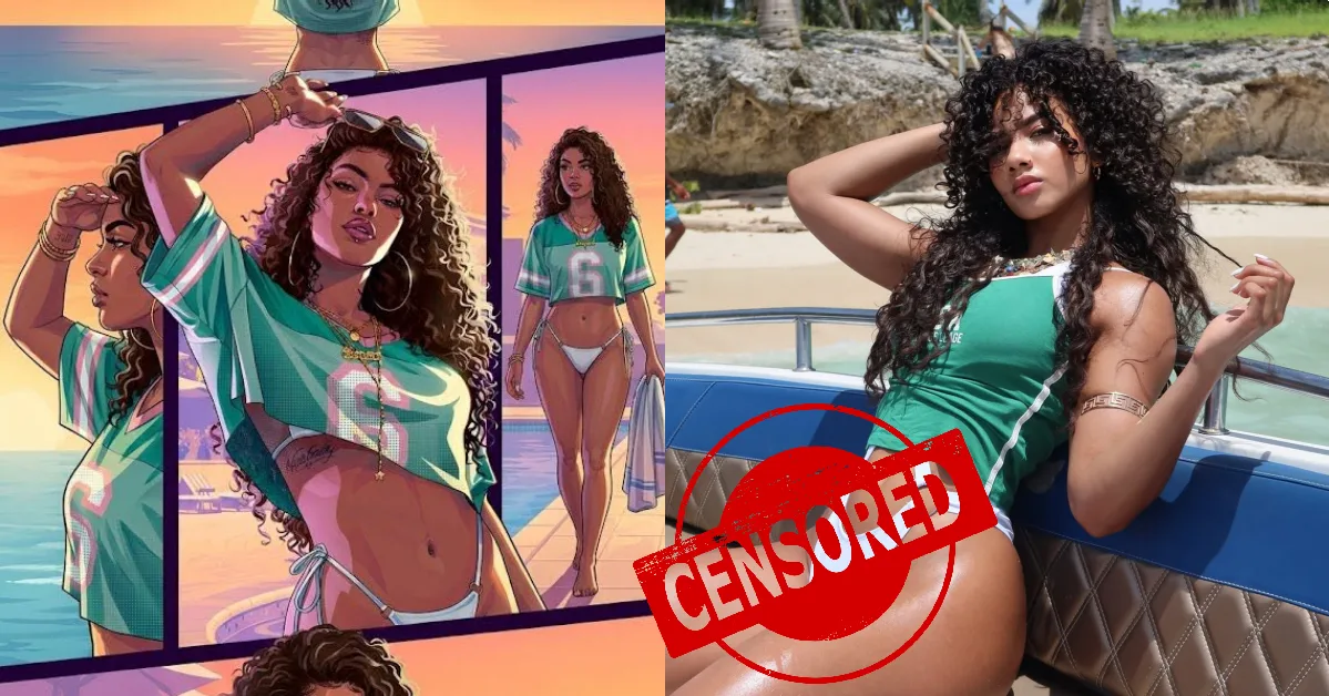 Real-life woman resembling GTA 6 cover girl